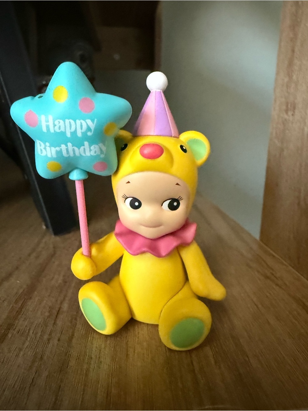 Sonny Angel Yellow Birthday Gift Bear authentic